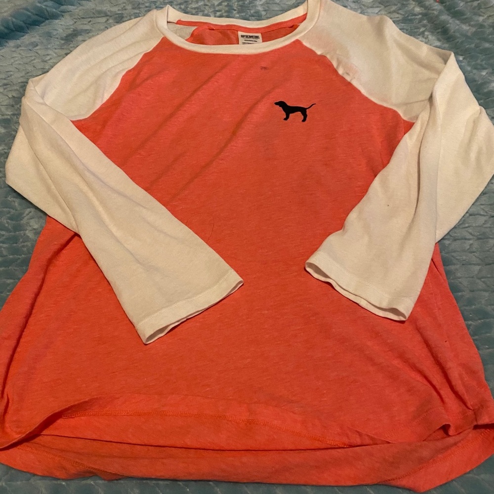 PINK baseball tee